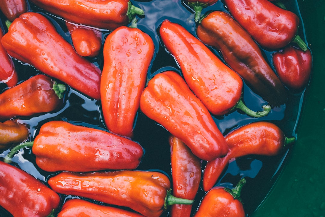 Photo Spicy pickled peppers